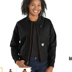 Carhartt Women's Classic Black Bomber Jacket